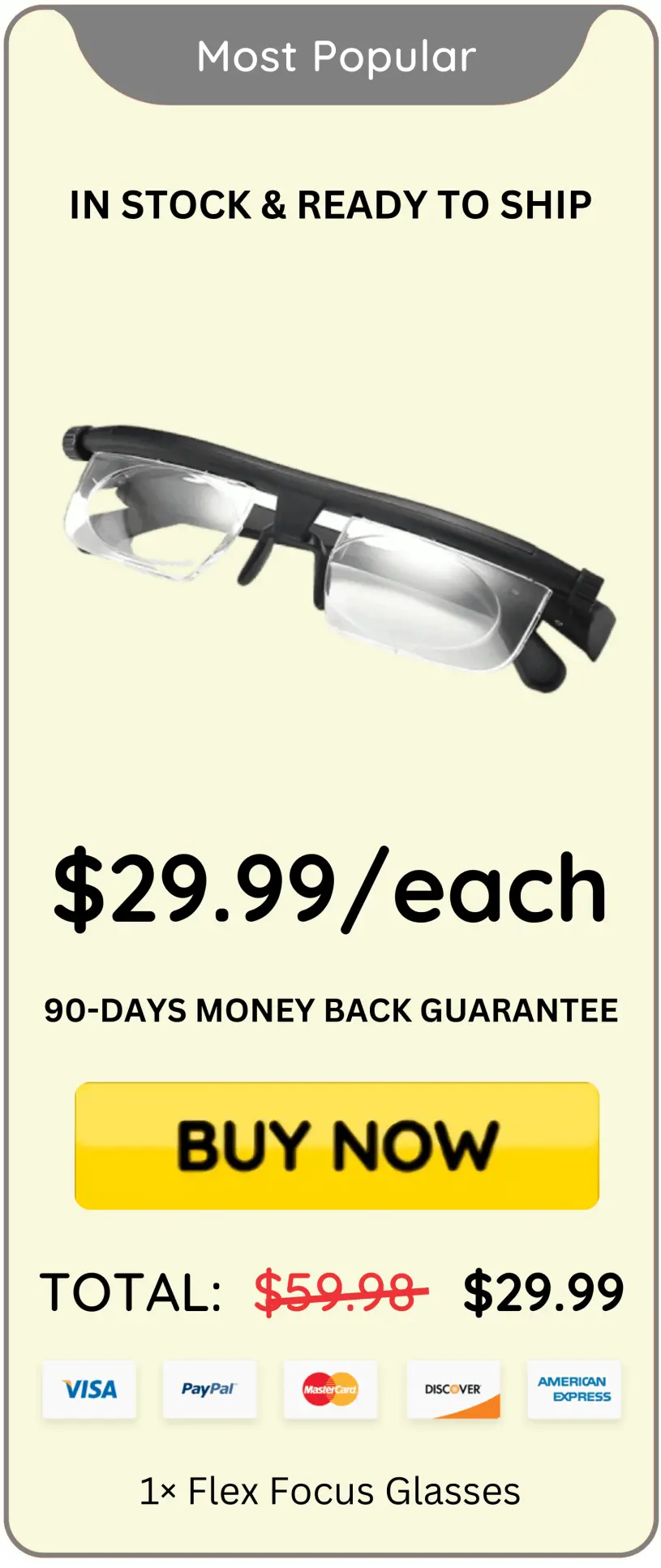Flex Focus Glasses price 
